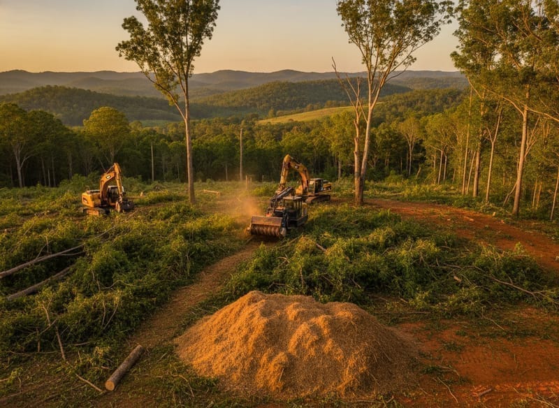 Land Clearing performed by Melville Arborist in the Melville